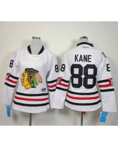 Blackhawks #88 Patrick Kane White 2015 Winter Classic Women's Stitched NHL Jersey