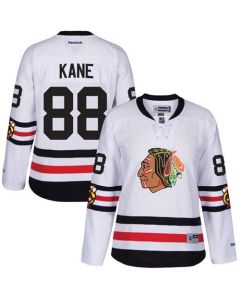 Blackhawks #88 Patrick Kane White 2017 Winter Classic Women's Stitched NHL Jersey