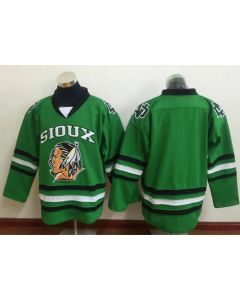 Blackhawks Blank Green Sioux Stitched NHL Jersey