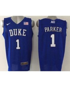 Blue Devils #1 Jabari Parker Blue Basketball Elite Stitched NCAA Jersey