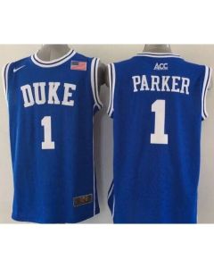 Blue Devils #1 Jabari Parker Blue Basketball New Stitched NCAA Jersey