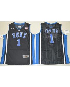 Blue Devils #1 Kyrie Irving Black Basketball Stitched NCAA Jersey