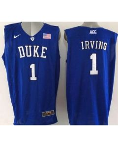 Blue Devils #1 Kyrie Irving Blue Basketball Elite Stitched NCAA Jersey