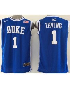 Blue Devils #1 Kyrie Irving Blue Basketball New Stitched NCAA Jersey
