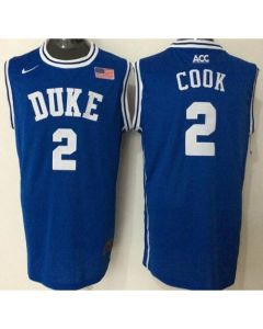 Blue Devils #2 Quinn Cook Blue Basketball New Stitched NCAA Jersey