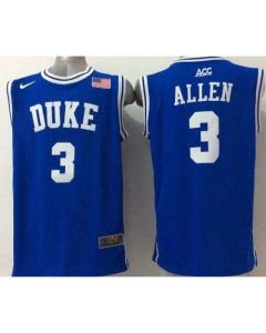 Blue Devils #3 Grayson Allen Blue Basketball Stitched NCAA Jersey