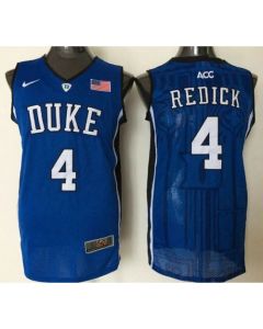 Blue Devils #4 J.J. Redick Blue Basketball Stitched NCAA Jersey