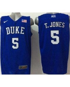 Blue Devils #5 Tyus Jones Royal Blue Basketball Elite Stitched NCAA Jersey