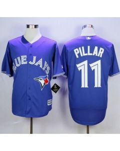 Blue Jays #11 Kevin Pillar Blue New Cool Base Stitched MLB Jersey