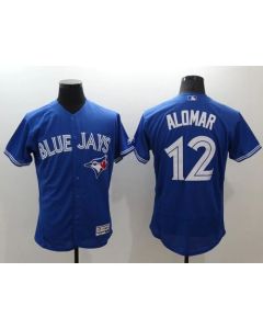 Blue Jays #12 Roberto Alomar Blue Flexbase Authentic Collection Stitched MLB Jersey