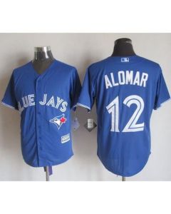 Blue Jays #12 Roberto Alomar Blue New Cool Base Stitched MLB Jersey