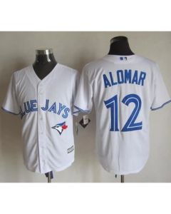 Blue Jays #12 Roberto Alomar White New Cool Base Stitched MLB Jersey