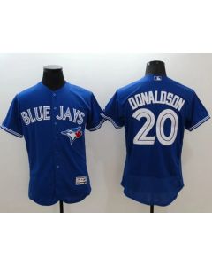 Blue Jays #20 Josh Donaldson Blue Flexbase Authentic Collection Stitched MLB Jersey