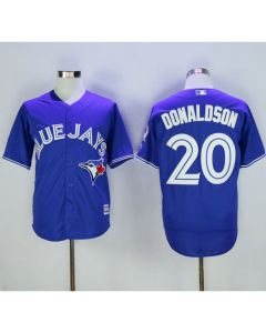 Blue Jays #20 Josh Donaldson Blue New Cool Base 40th Anniversary Stitched MLB Jersey