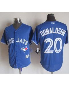 Blue Jays #20 Josh Donaldson Blue New Cool Base Stitched MLB Jersey