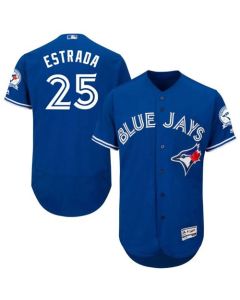 Blue Jays #25 Marco Estrada Blue Flexbase Authentic Collection Stitched MLB Jersey