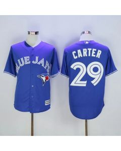 Blue Jays #29 Joe Carter Blue New Cool Base Stitched MLB Jersey