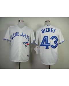 Blue Jays #43 R.A. Dickey White Cool Base Stitched MLB Jersey