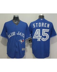 Blue Jays #45 Drew Storen Blue New Cool Base Stitched MLB Jersey