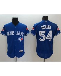 Blue Jays #54 Roberto Osuna Blue Fashion Stars & Stripes Flexbase Authentic Stitched MLB Jersey
