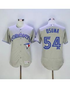 Blue Jays #54 Roberto Osuna Grey Flexbase Authentic Collection Stitched MLB Jersey