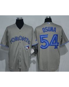 Blue Jays #54 Roberto Osuna Grey New Cool Base Stitched MLB Jersey
