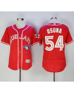 Blue Jays #54 Roberto Osuna Red Flexbase Authentic Collection Canada Day Stitched MLB Jersey