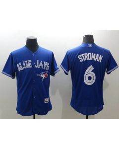 Blue Jays #6 Marcus Stroman Blue Flexbase Authentic Collection Stitched MLB Jersey
