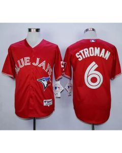 Blue Jays #6 Marcus Stroman Red Canada Day Stitched MLB Jersey