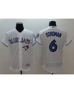 Blue Jays #6 Marcus Stroman White Flexbase Authentic Collection Stitched MLB Jersey