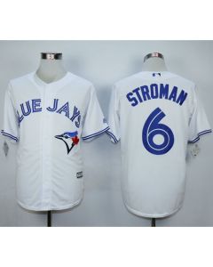 Blue Jays #6 Marcus Stroman White New Cool Base Stitched MLB Jersey