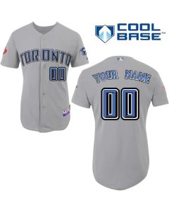 Blue Jays Authentic Grey Cool Base MLB Jersey