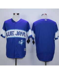 Blue Jays Blank Blue Exclusive New Cool Base Stitched MLB Jersey