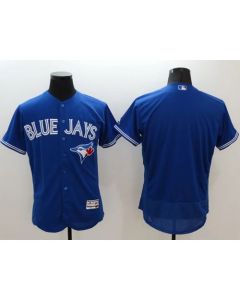 Blue Jays Blank Blue Flexbase Authentic Collection Stitched MLB Jersey