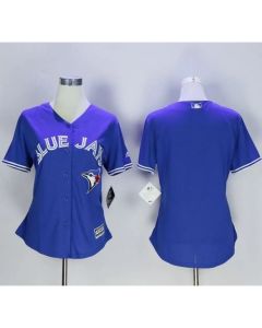 Blue Jays Blank Blue Women's Fashion Stitched MLB Jersey