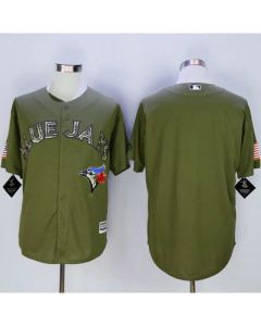 Blue Jays Blank Green Camo New Cool Base Stitched MLB Jersey