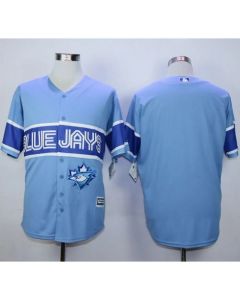 Blue Jays Blank Light Blue Exclusive New Cool Base Stitched MLB Jersey