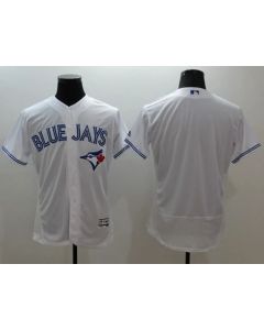 Blue Jays Blank White Flexbase Authentic Collection Stitched MLB Jersey