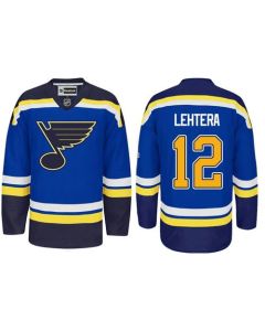 Blues #12 Jori Lehtera Light Blue Home Stitched NHL Jersey