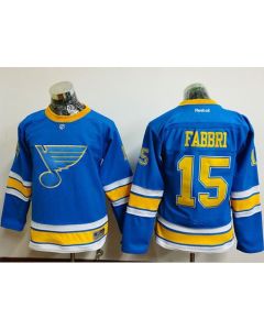 Blues #15 Robby Fabbri Light Blue 2017 Winter Classic Stitched Youth NHL Jersey