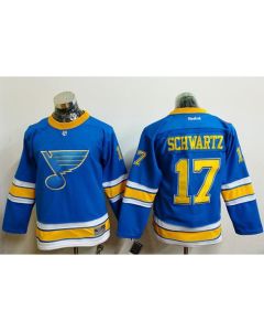 Blues #17 Jaden Schwartz Light Blue 2017 Winter Classic Stitched Youth NHL Jersey
