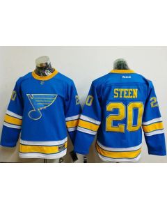 Blues #20 Alexander Steen Light Blue 2017 Winter Classic Stitched Youth NHL Jersey