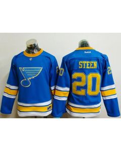 Blues #20 Alexander Steen Light Blue 2017 Winter Classic Women's Stitched NHL Jersey