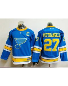 Blues #27 Alex Pietrangelo Light Blue 2017 Winter Classic Stitched Youth NHL Jersey