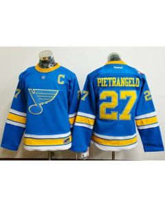 Blues #27 Alex Pietrangelo Light Blue 2017 Winter Classic Women's Stitched NHL Jersey