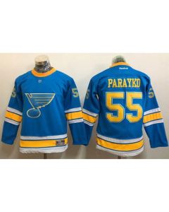 Blues #55 Colton Parayko Light Blue 2017 Winter Classic Stitched Youth NHL Jersey