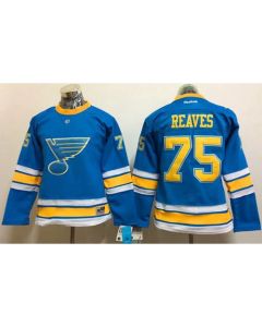 Blues #75 Ryan Reaves Light Blue 2017 Winter Classic Women's Stitched NHL Jersey