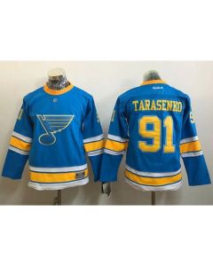 Blues #91 Vladimir Tarasenko Light Blue 2017 Winter Classic Stitched Youth NHL Jersey