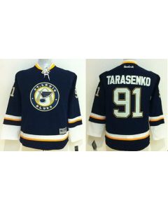 Blues #91 Vladimir Tarasenko Navy Blue Alternate Stitched Youth NHL Jersey