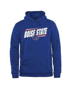 Boise State Broncos Double Bar Pullover Hoodie Royal